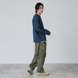 コットンタッチワッフルフェイクレイヤードプルオーバー | coen【men】 | 詳細画像19 