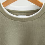 コットンタッチワッフルフェイクレイヤードプルオーバー | coen【men】 | 詳細画像28 