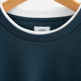 コットンタッチワッフルフェイクレイヤードプルオーバー | coen【men】 | 詳細画像29 