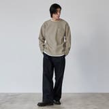 コットンタッチワッフルフェイクレイヤードプルオーバー | coen【men】 | 詳細画像6 