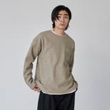 コットンタッチワッフルフェイクレイヤードプルオーバー | coen【men】 | 詳細画像7 