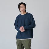 コットンタッチワッフルフェイクレイヤードプルオーバー | coen【men】 | 詳細画像8 