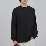 プレーティング天竺ルーズロングスリーブTシャツ | coen【men】 | 詳細画像1