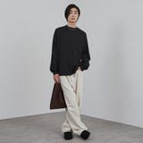 プレーティング天竺ルーズロングスリーブTシャツ | coen【men】 | 詳細画像9