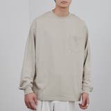 BEIGE | プレーティング天竺ルーズロングスリーブTシャツ | coen【men】