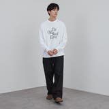 ロゴプリント入りルーズ天竺ロングスリーブTシャツ | coen【men】 | 詳細画像11