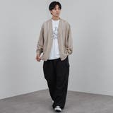 ロゴプリント入りルーズ天竺ロングスリーブTシャツ | coen【men】 | 詳細画像14