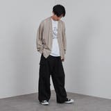 ロゴプリント入りルーズ天竺ロングスリーブTシャツ | coen【men】 | 詳細画像15