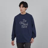 ロゴプリント入りルーズ天竺ロングスリーブTシャツ | coen【men】 | 詳細画像7