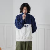 POLO BCS(ポロ ビーシーエス)別注スタンドハーフジップスウェットプルオー… | coen【men】 | 詳細画像17