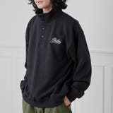 POLO BCS別注スタンドハーフスナップスウェットプルオーバー | coen【men】 | 詳細画像1