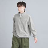 【WEB限定】PENNEYS（ぺニーズ）別注スタンドハーフジップスウェット | coen【men】 | 詳細画像4 