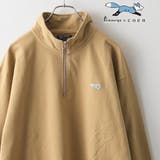 BEIGE | 【WEB限定】PENNEYS（ぺニーズ）別注スタンドハーフジップスウェット | coen【men】