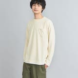 OFF WHITE | コットンタッチワッフルフェイクレイヤードロングスリーブTシャツ | coen【men】