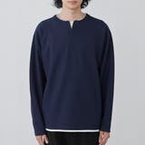 スキッパーレイヤードロングTシャツ | coen【men】 | 詳細画像12 