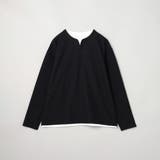 スキッパーレイヤードロングTシャツ | coen【men】 | 詳細画像15 