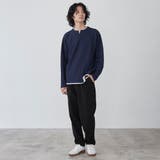 スキッパーレイヤードロングTシャツ | coen【men】 | 詳細画像8 