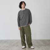 ピグメントヘンリーネックロングTシャツ | coen【men】 | 詳細画像3