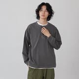 ピグメントヘンリーネックロングTシャツ | coen【men】 | 詳細画像4