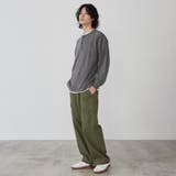 ピグメントヘンリーネックロングTシャツ | coen【men】 | 詳細画像5