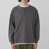 ピグメントヘンリーネックロングTシャツ | coen【men】 | 詳細画像7
