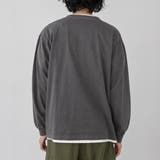 ピグメントヘンリーネックロングTシャツ | coen【men】 | 詳細画像9