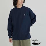 NAVY | FreeSpeech別注クルーネックスウェット | coen【men】