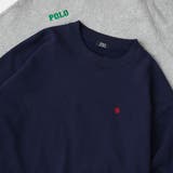 NAVY | POLO BCS(ポロ・ビーシーエス)ロゴ刺繍スウェット | coen【men】