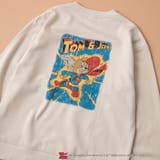 BEIGE | TOM&JERRY ヴィンテージライクプリントスウェット | coen【men】