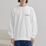 刺繍風発泡プリントクルーネックスウェット | coen【men】 | 詳細画像14