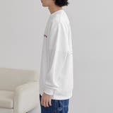 刺繍風発泡プリントクルーネックスウェット | coen【men】 | 詳細画像15