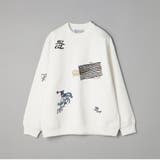 WHITE | TOWNCRAFT（タウンクラフト）別注モチーフクルーネックスウェット | coen【men】