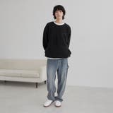 ＜PARKNIK＞パイピングフリースクルーネック | coen【men】 | 詳細画像3 