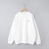 ワンポイントベア刺繍裏起毛クルーネックスウェット | coen【men】 | 詳細画像13