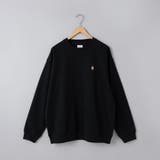 ワンポイントベア刺繍裏起毛クルーネックスウェット | coen【men】 | 詳細画像14