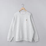 ワンポイントベア刺繍裏起毛クルーネックスウェット | coen【men】 | 詳細画像15