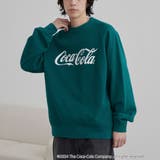 KELLY | Coca-Cola  ロゴクルーネックスウェット | coen【men】