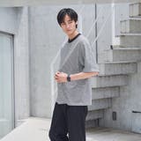 クリーンプラスボーダーTシャツ【抗菌防臭・防汚(食品汚れ)・UVカット】 | coen【men】 | 詳細画像4