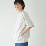 LT.GRAY | クリーンプラススウェットTシャツ【抗菌防臭・防汚（食品汚れ）・UVカット】 | coen【men】