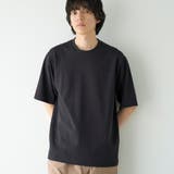 BLACK | クリーンプラスTシャツ ショートスリーブ【抗菌防臭 防汚(食品、衿部分の皮脂汚れ… | coen【men】