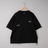 BLACK | コンフォートリフレクタープリントTシャツ | coen【men】