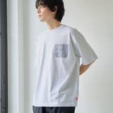 LT.GRAY | SMITH'S(スミス)別注ポケット切替えTシャツ | coen【men】