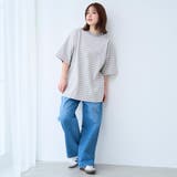 RepurヘビーコットンボーダーTシャツ【抗菌性、消臭性】 | coen【men】 | 詳細画像2