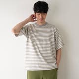 RepurヘビーコットンボーダーTシャツ【抗菌性、消臭性】 | coen【men】 | 詳細画像9