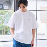 WHITE | KiyokazuTsujinoイラストプリントTシャツ【抗菌性、消臭性】 | coen【men】