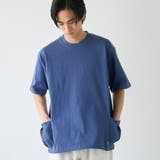 COBALT | RepurヘビーコットンサイドポケットTシャツ【抗菌性、消臭性】 | coen【men】