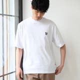 WHITE | USAコットンアニマル刺繍Tシャツ | coen【men】