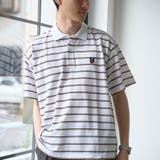 WHITE | 【接触冷感】カノコアニマルシシュウボーダーポロシャツ | coen【men】