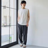 【形態回復性・ストレッチ性】SOLOTEX(R) ワッフルノースリーブTシャツ | coen【men】 | 詳細画像2