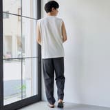 【形態回復性・ストレッチ性】SOLOTEX(R) ワッフルノースリーブTシャツ | coen【men】 | 詳細画像3